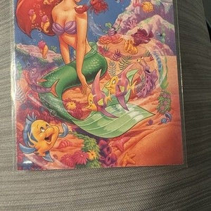 Pro Set Disney The Little Mermaid Story Card 1991 Ariel Flounder Sebastian￼ 5