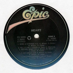Heart Greatest Hits / Live Vinyl LP Record 5
