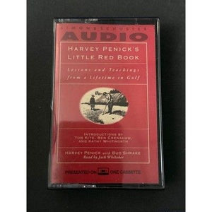 Harvey Penicks Little Red Book Golf Lessons Audio Cassette Tape 1993 1