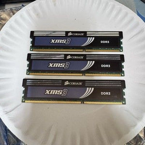 Corsair XMS3 6GB (3x2GB) DDR3 1600MHz Desktop RAM TR3X6G1600C8 Triple Kit 3