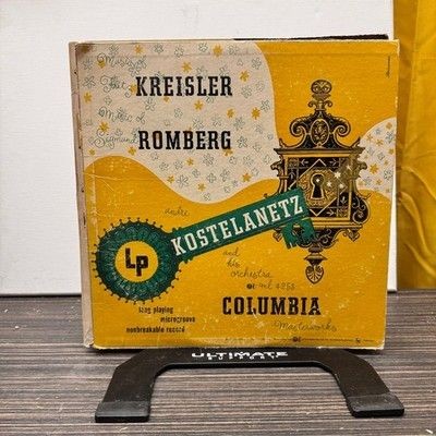 Andre Kostelanetz Music Of Kreisler Romberg 12 Inch Yellow Vinyl LP Columbia Use