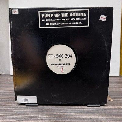 Greed Pump Up The Volume 12" Vinyl Record