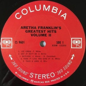 Aretha Franklin Greatest Hits Volume II Vinyl LP Record Used Soul Music 5