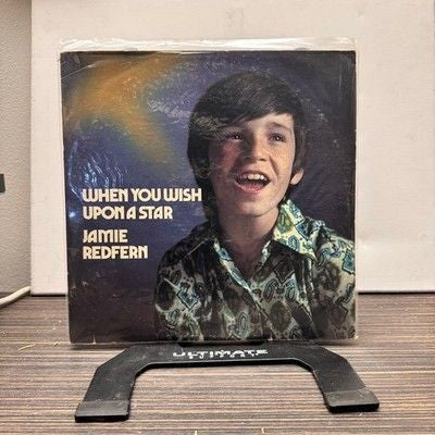 Jamie Redfern When You Wish Upon A Star Blue 7 Inch Vinyl Single Used Pop Vocal