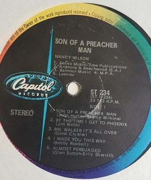 Nancy Wilson Son Of A Preacher Man Vinyl LP Record Used Soul Jazz 4