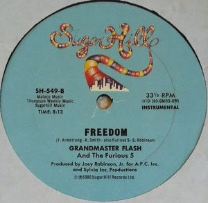 Grandmaster Flash And The Furious 5 Freedom 12" Vinyl Record 2