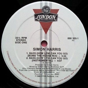 Simon Harris Bass Vinyl Record Used 5