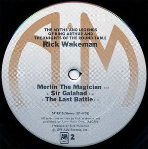 Rick Wakeman Vinyl The Myths And Legends Of King Arthur Used Progressive Rock 4