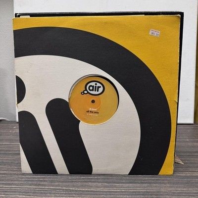 Love All The Way 12" Black Vinyl Single Air Electronic Dance DJ Club Record