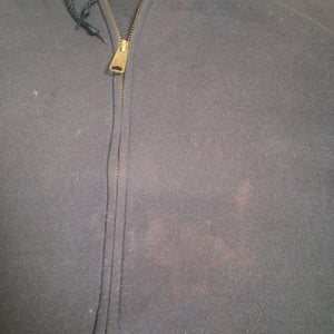 Carhartt Men's Black Full Zip Hooded Sweatshirt Hoodie Size M 2