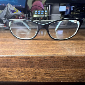 TIFFANY &amp; CO FRAMES ONLY EYEGLASSES TF 2051-B 8055 BLACK BLUE 51-16-135 4