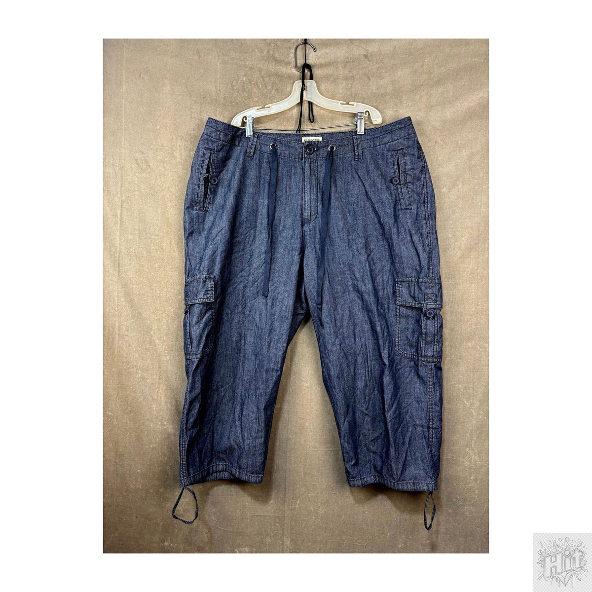 St. John's Bay - Women's Casual Cargo Pants - Denim & Cotton Size 18W