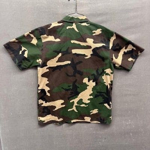 Kulture Original Shirt Mens XL Camouflage Camo Button Up Short Sleeve Military P 4