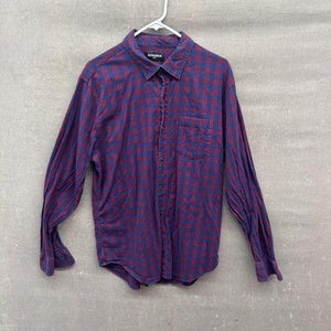 Bonobos Shirt Mens XL Red Blue Plaid Stretch Slim Fit Long Sleeve Casual Button 4