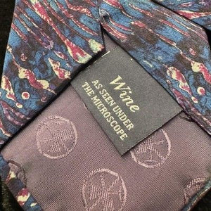 Molecular Expressions Cocktail Collection Tie Mens Silk Wine Microscope USA Nove 5