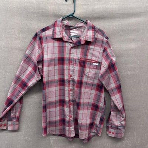 Columbia Shirt Mens Medium Plaid Long Sleeve Omni-Wick Omni-Shade Hiking Outdoor 1