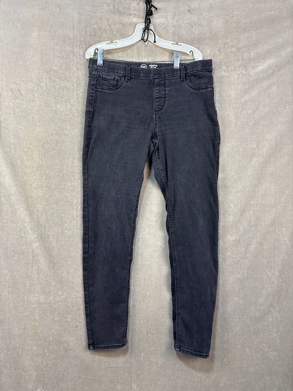 Wonder Nation Jeans Black Denim XXL Women Good Condition Zip Closure