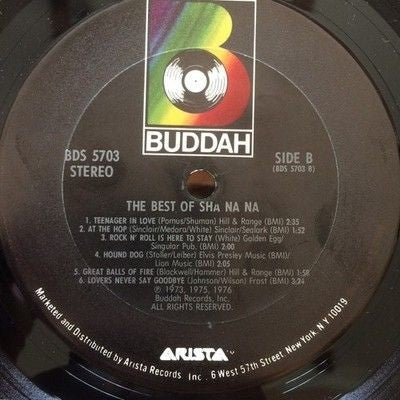 Sha Na Na Vinyl LP Record The Best Of Used