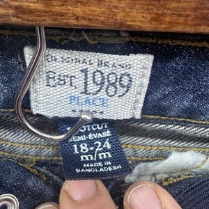 The Children's Place Jeans Boys 18-24 Months Blue Bootcut Denim Toddler Pants 2