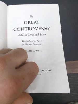 The Great Controversy by Ellen G White 1951 Pacific Press SDA HC 3