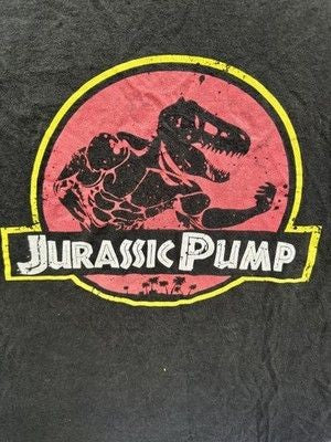 Meathead Nation Jurassic Pump Mens XL Sleeveless Gym Tank Top Pre-Owned Excellen 5