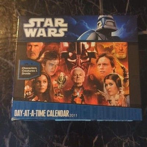 STAR WARS COLLECTIBLE 2011 NIB DAY-AT-A-TIME CALENDAR BY DATEWORKS - Unopened 3