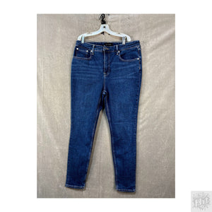 Free Assembly Straight Women's Jeans Size 16 Medium Wash 1