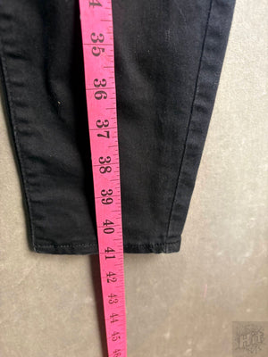 Levi's Signature Mid-Rise Skinny Black Jeans Size 18 Good Used Condition 5
