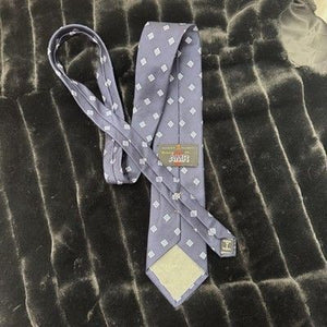 Robert Talbott Tie Mens Geometric Diamond AMR Polyester Necktie Made in USA Clas 5