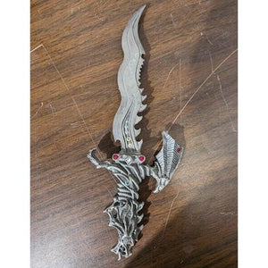 VINTAGE REALISTIC WEIGHTED MINI DAGGERS ~9” & ~11" LONG DRAGON THEMED SHARP!! 4