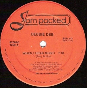 Debbie Deb When I Hear Music 12 Inch Vinyl Record Used 3