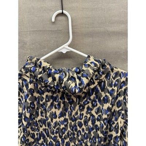Haute Hippie Sweater Womens Medium Leopard Print Animal Knit Pullover Luxe 2