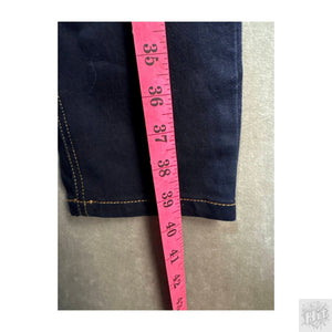 No Boundaries Jeans High Rise Skinny Blue Dark Wash Size 17 Pre-Owned Stretch 5