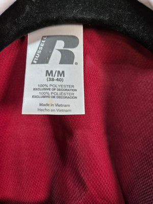Arkansas Razorbacks Russell Men's Red 1/4 Zip Windbreaker Jacket Size M 2