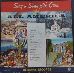 The Collegians Sing A Song With Guin All America Vinyl LP Record Used 2