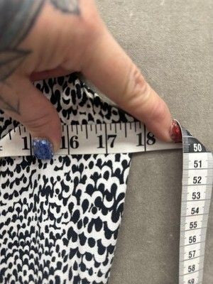 Ann Taylor Dress Womens 14 Black White Sleeveless Sheath Career Work Office Chic 4