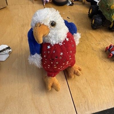 Ty Beanie Babies American Eagle 6 Inch Beanbag Plush Used