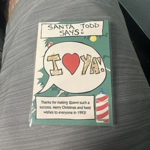 McFarlane's Santa Todd 1993 Wizard Magazine Promo Promotional Trading Card 2
