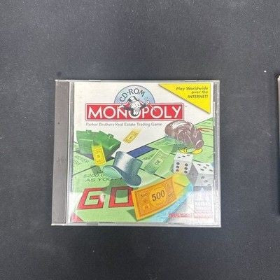 Monopoly CD-ROM Hasbro Interactive Windows Westwood Studios PC Game 1998