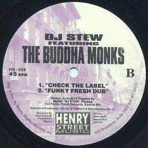 DJ Stew Featuring The Buddha Monks Funky Fresh 12" Vinyl Record 3