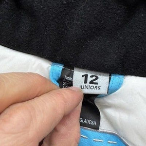 Obermeyer Jacket Womens Juniors 12 White Blue Insulated Ski Snow Winter 11343 3