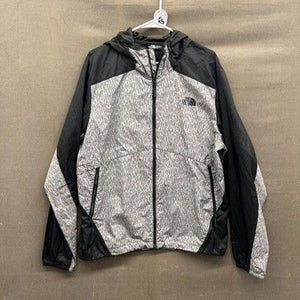 The North Face Flyweight Jacket Men's Windbreaker Hoodie Asphalt Gray L 4