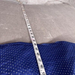 Old Navy Shirt Mens Large Blue Polka Dot Short Sleeve Button Up Slim Fit Stretch 5