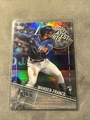 2022 Topps 2021's Greatest Hits Insert Wander Franco #21GH-5 Rookie RC MLB