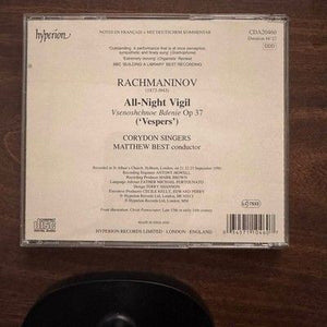 Rachmaninov Vespers All Night Vigil Rachmaninoff Hyperion CD 2