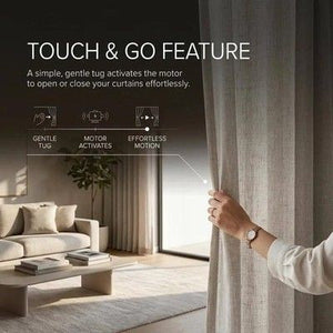 Quoya QL500 Smart Electric Curtain Track 7.2m 23’-7” Motorized White NEW IN BOX 5