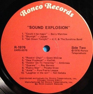 Various Sound Explosion Vinyl LP Record 4