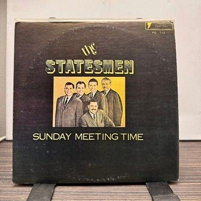 The Statesmen Sunday Meeting Time Vinyl LP Record Used Gospel Music