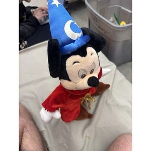Disney Sorcerer Mickey Mouse Plush 22.5 Inches Medium Fantasia Used 5