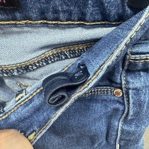 Jordache Jeans Girls 8 Regular Blue Super Skinny Stretch Adjustable Waist Denim 5